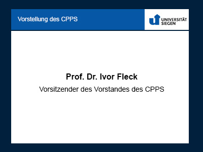 Auftaktveranstaltung CPPS